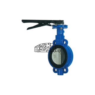 동진밸브 10K 버터플라이 밸브 레버 물용 수입, 1개