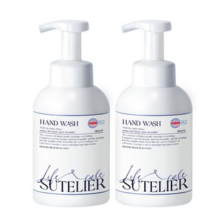 수뜰리에 독일더마 고보습 버블 핸드워시 블랑쉬, 510ml, 2개