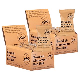 Dig 디그 비건빵 비건베이커리 Swedish Cinnamon Bun Ball 16입 2팩