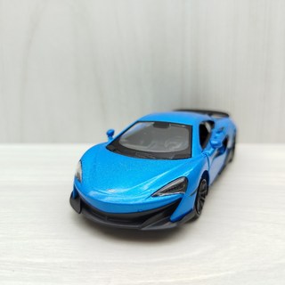 宅米吉 1:36 麥拉倫 McLaren 600LT 藍色合金模型車, 1個