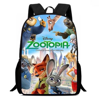 Zootopia 瘋狂動物城 卡通印花 雙肩背包 - 小學生書包