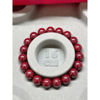 點石成晶 紫金硃砂10咪高拋手串，精選高拋工藝，色澤飽滿，安定心神，提升睡眠品質，帶來平安與好運, 1個