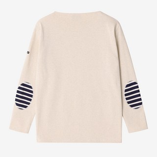 세인트제임스 웨쌍 엘보패치 Guildo U Elbow Patches Gris 남여공용 무지 긴팔 티셔츠