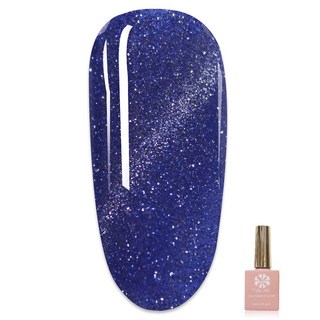 ByFunMe八方米 星空碎鑽貓眼膠 彩色凝膠, A58_05, 1個, 15ml