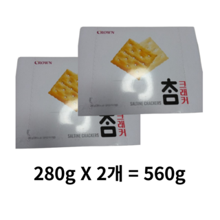 참크래커, 280g, 12개