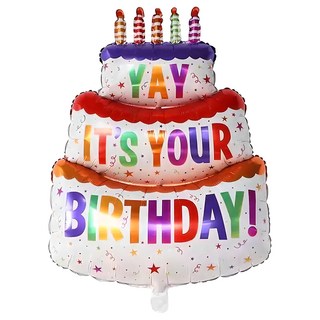 파파 파티 1m 케익 케이크 풍선 생일 파티, 1개