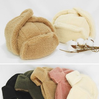 따뜻한 방한모 뽀글이 자석 양털 귀달이 패션