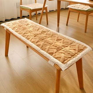 레이스 업 의자 좌석 소파 베이 창 쿠션이있는 멀티 사이즈 플러시 벤치 쿠션 레스토랑 정원 벤치 좌석 스윙 시트 패드, 35x180cm, 41)03