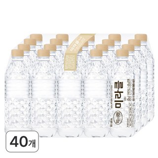 미라클 샘물 무라벨, 40개, 500ml