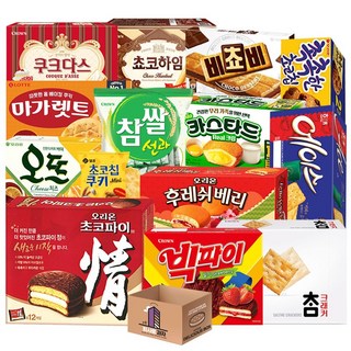 초코파이 카스타드 마가렛트 등 대용량 사무실 간식 과자세트 13종(+1) 구성, 1세트