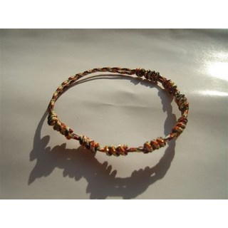 自做自售手創坊 避邪五色線紅線幸運手環/腳環 簡約款不留尾線 大人嬰兒適戴, 五色線/七色線, 1個