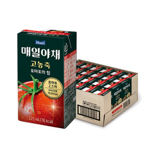 매일유업 매일야채 고농축 토마토의 힘, 125ml, 120개