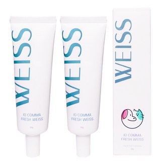 아이오콤마 강아지 PDRN 임상균주 무향 프레쉬바이스 치약, 2개, 50g