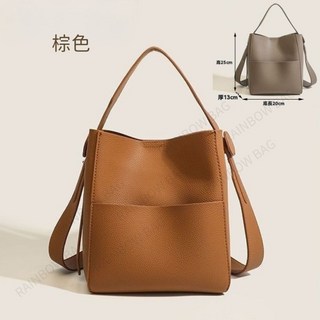 托特包大容量側背包 【棕色】 女生包包 #6032, 【棕色】 女生包包  #6032