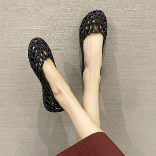 Modern Fashion 여성 발편한 컬러 펀칭 플랫 샌들 X72