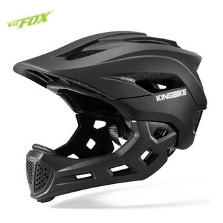 헬멧 KINGBIKE 분리형 풀 페이스 사이클링 자전거 균형 스케이트, 5)JC012 블랙, 1개