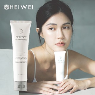 【HEIWEI 何謂美】潔淨舒壓洗面乳 可洗背痘、高濃度胺基酸、油水平衡、溫和不傷肌不乾澀, 1個, 100mL