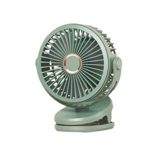 Jopet 10000mAh USB充電夾扇 720度廣角送風 四段風力調整 橄欖綠, 1個