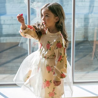 女童玫瑰洋裝