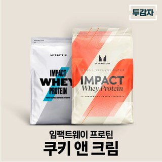 마이프로틴 임팩트웨이 쿠키앤크림 wpc 단백질 보충제 샘플 증정, 1개, 5kg