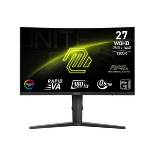 MSI 微星 MAG 275CQRF QD E2 2K 曲面螢幕 27吋 電腦螢幕 0.5ms 180Hz, 單主商品