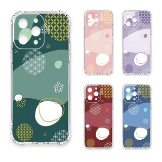 24H快速出貨 TRON iPhone 14/ Plus/ Pro/ Pro Max 日系和風圓點銅錢招財 四角防摔 軟殼 手機殼