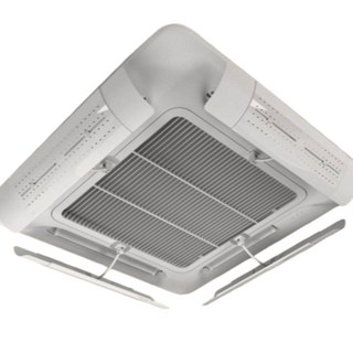 윈디즈 천장형 에어컨 바람막이 시스템 에어컨날개 무타공 가드, 1개, 화이트