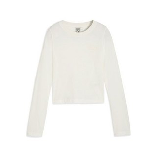 푸마 PUMA x 로제 슬림 롱슬리브 티 - 웜 화이트 633805-77 296643