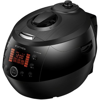 CUCHEN 酷晨 [10%退稅家電] 電子壓力鍋 10人份, 黑色, CRS-FCWK1070K