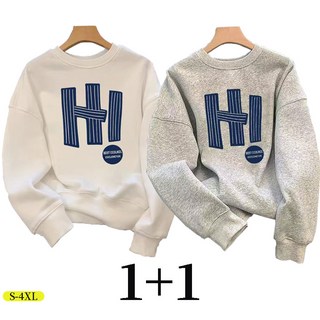 SELEAD 남성 봄 가을 라운드넥 맨투맨 캐주얼 루즈핏 긴팔티 간절기 남성복 티셔츠 여성 긴팔 순면 티 1+1