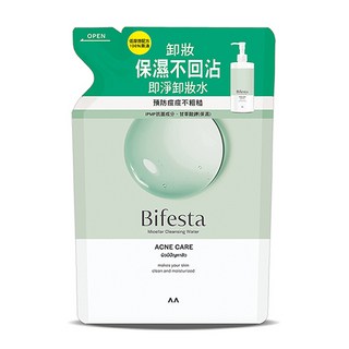 Bifesta 碧菲絲特 抗痘即淨卸妝水 溫和卸妝 保濕 清爽, 360g, 1個