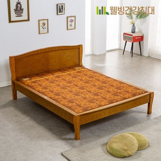 [웰빙건강침대] 새으뜸 퀸 황토볼 흙침대Q #전국, 네츄럴