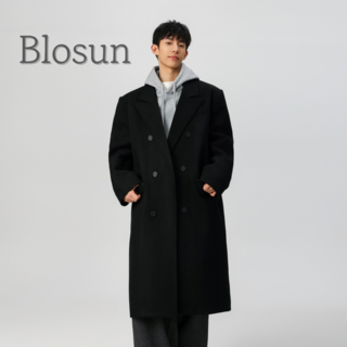 Blosun 남자코트 남성 겨울 롱코트 패딩 고급 오버핏 따뜻한 발마칸코트