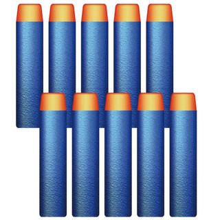 軟彈子彈補充包20入，玩具槍安全軟彈，多款槍型適用，兒童玩具槍配件, 圓頭20入, 1個