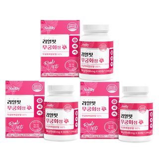 뉴일리 리얼핏 무궁화정 600mgx60정, 3개, 60정