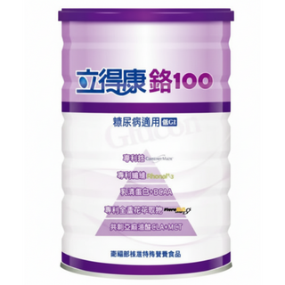 立得康 專利鉻100低GI成人奶粉 900g罐 糖尿病營養補充品, 1個