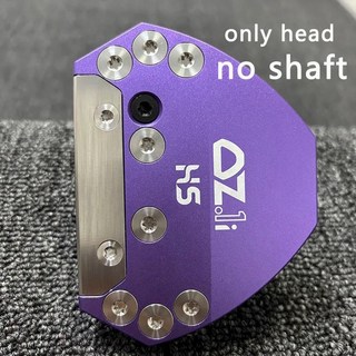 신형 HS 골프 퍼터 제로 토크 퍼터 오른손잡이용 퍼터 자동 밸런싱 클럽 페이스 리턴 퍼터, 보라색