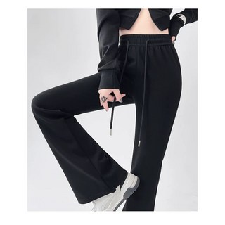 Cavensi 帶口袋 高腰顯瘦喇叭褲 A136