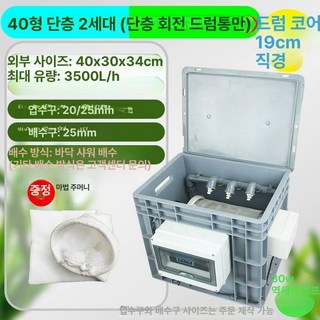 연못 여과 순환 양식장, 1개