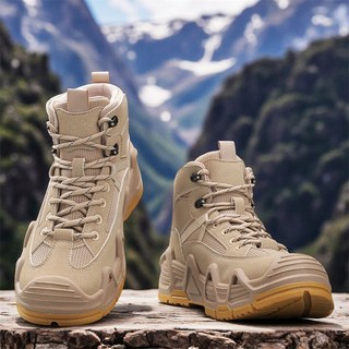 登山越野戰術靴 全能戶外騎行攀巖徒步越野鞋 2025新款軟底防滑耐磨男鞋
