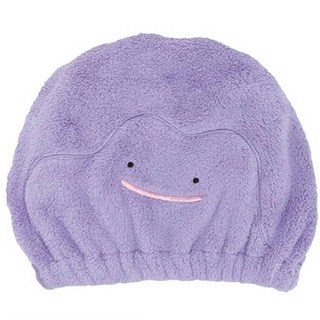 寶可夢造型浴帽 超細纖維速乾吸水髮帽, 百變怪, 1個