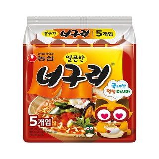 농심 얼큰한 너구리 RTA 120g, 80개