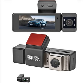 니치유 3채널 전후방 내부 카메라 차량용 블랙박스 스마트폰 연동지원, 본품(자가설치)+메모리 카드, 32GB