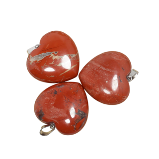 粉水晶瑪瑙愛心形吊墜 桃心項墜 天然石心形吊墜 情人節禮物 DIY串飾 項鍊吊飾