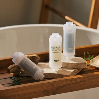 바디럽 퓨어썸 비밀 스파필터 2개 세트샤워기 교체없이 사용 식이유기유황, 스파필터 2개 세트, 로션 한 방울+로션 한 방울