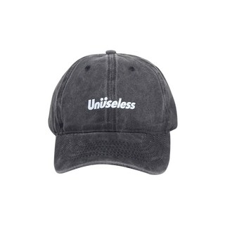 Unuseless 基本Logo 水洗老帽 (黑)