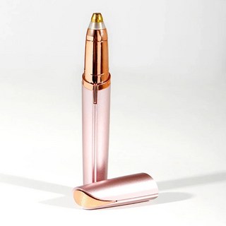 여성제모기 전기제모기 무통증제모기 여성용 전기 충전 휴대용 헤어 리무버 비키니 무통 면도기 바디 페이셜 눈썹 트리머, 2)Rose Gold