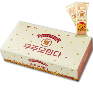 우주오란다 말랑말랑 플레인 강정, 30g, 12개