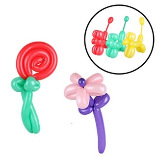 요술풍선 만들기 세트 강아지 칼 모양 풍선아트 이벤트, 1개, 스텝에이 색상_화이트