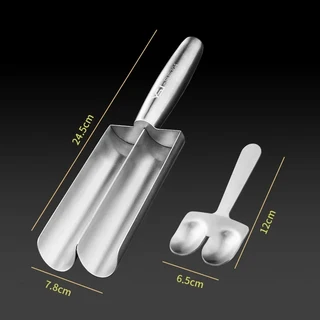 미트볼 메이커 쉬운 샐러드 샌드위치를 위한 스테인레스 스틸 몰드 가족 요리에 적합, 04 2Slot